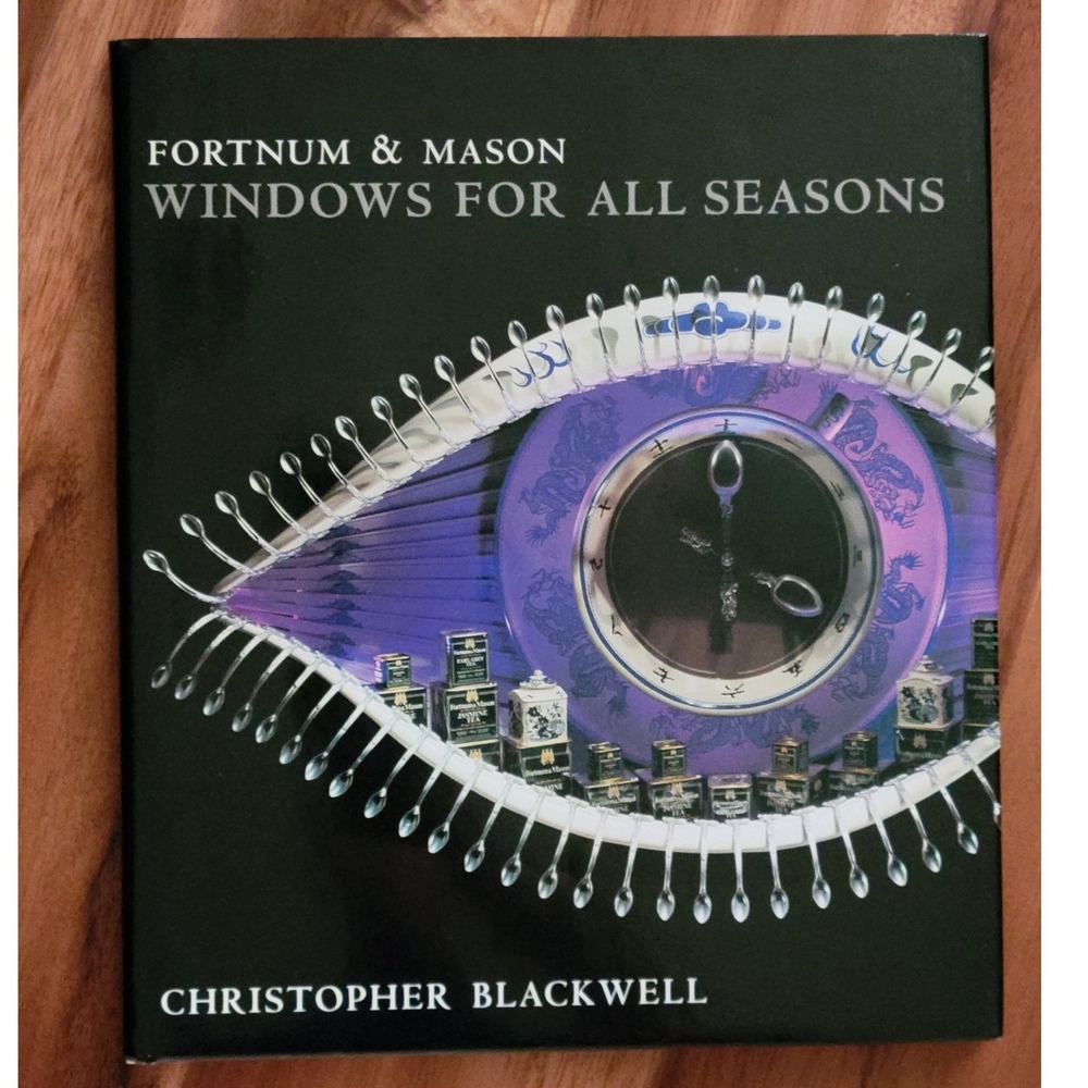 Fortnum & Mason Windows for All Seasons Book Christopher Blackwell Hardcover Art